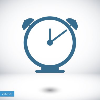 Alarm simgesi ile saat