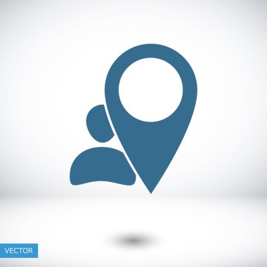 İşaretçi vektör simgesi