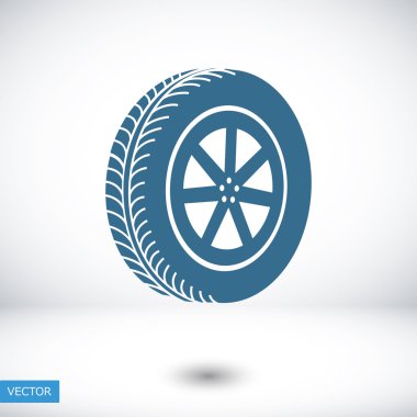 araç tekerlek simgesi