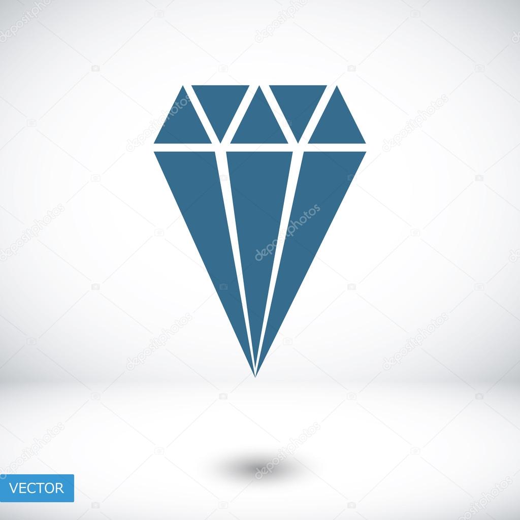Diamond vector icon
