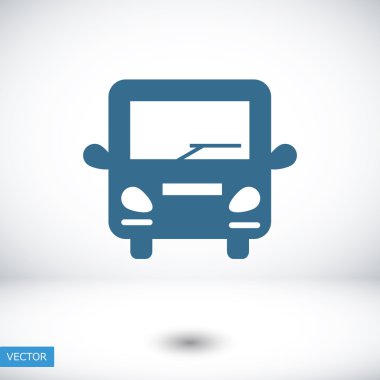 otobüs vektör simgesi