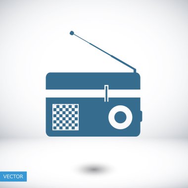 Retro radyo simgesi