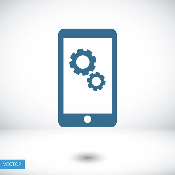Icono del vector Smartphone — Vector de stock