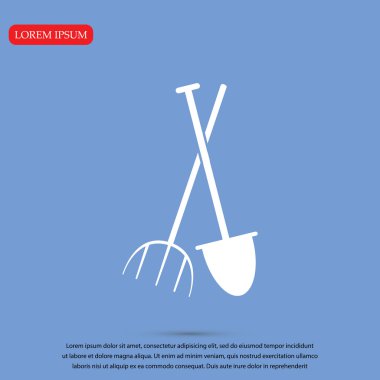 Bahçe çatal, Bahçe küreği simgesi