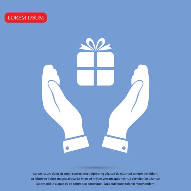 Ekibimizi elinde hediye simgesinin