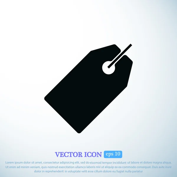 Icône étiquette de vente — Image vectorielle