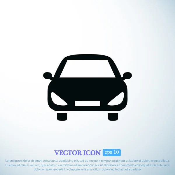 Icône vectorielle voiture — Image vectorielle