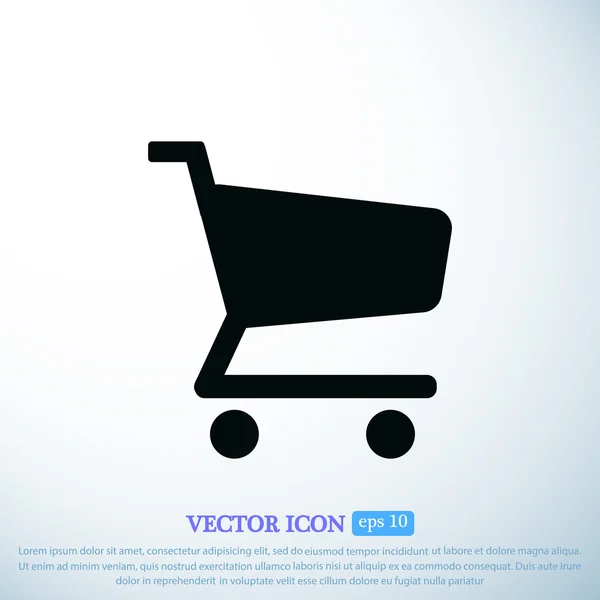 Ícone de gráfico de compras — Vetor de Stock