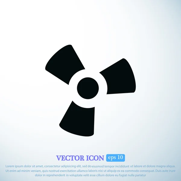 Icône ventilateur et hélice — Image vectorielle