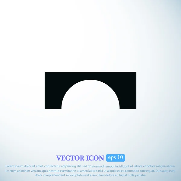 Icône vectorielle pont — Image vectorielle