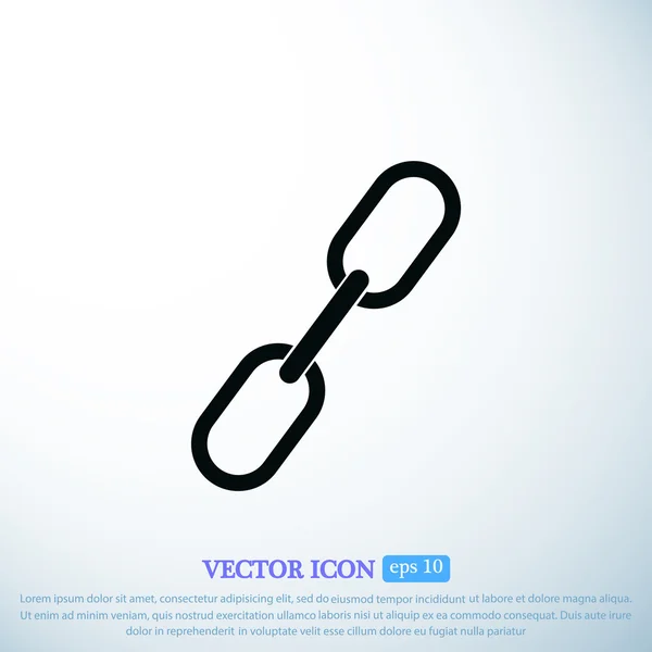 Chain vector icon — Stock Vector