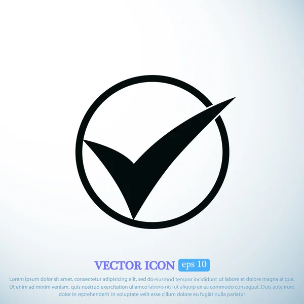 Ok vector icon — Stock Vector