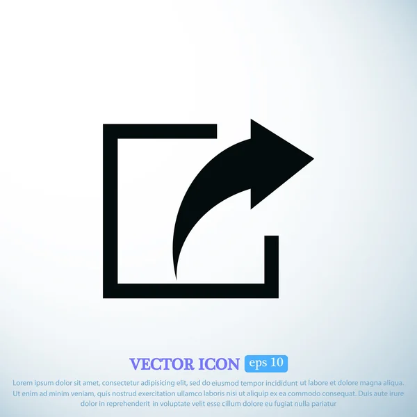 Kommunikációs osztozik ikon — Stock Vector