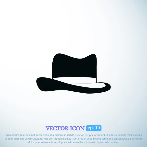 Gentleman Hat icon — Stock Vector