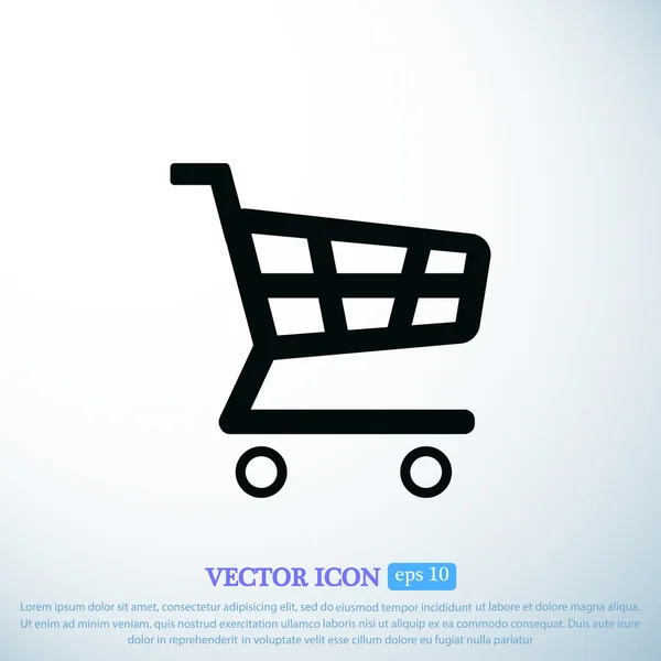 Ícone de gráfico de compras — Vetor de Stock