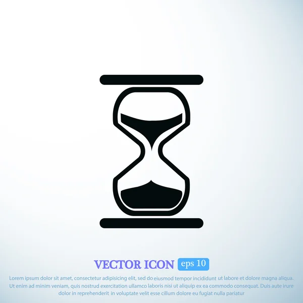 Old hourglass icon — Stock Vector