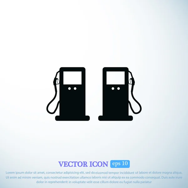 Ícone do posto de gasolina — Vetor de Stock