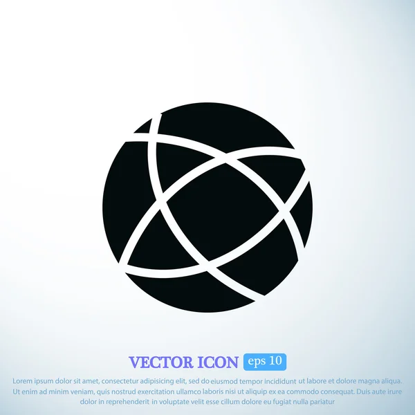 Icono de vector de tecnología global — Archivo Imágenes Vectoriales