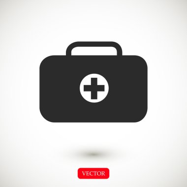 ilk yardım çantası simgesini