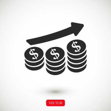 açık renkli para simgesi