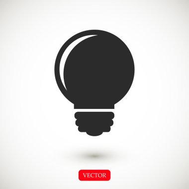 ampul vektör simgesi