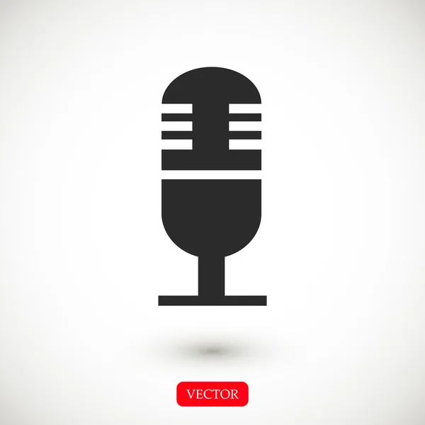 Icona del microfono vocale — Vettoriale Stock
