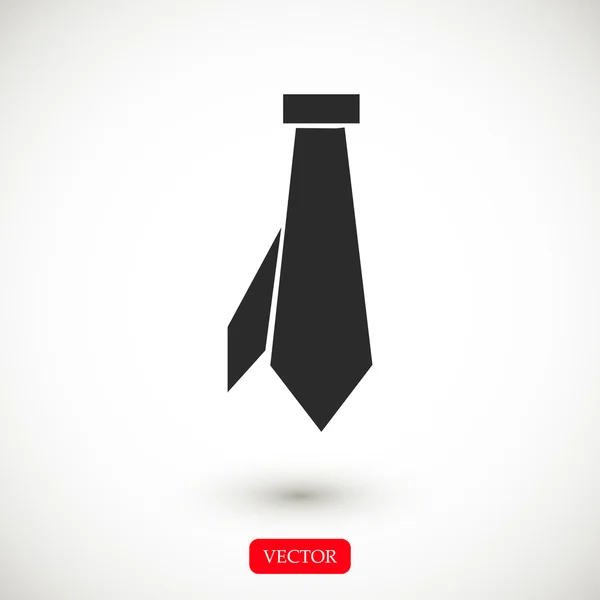 Krawattensymbol auf hellem Hintergrund — Stockvektor
