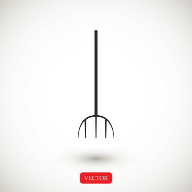 Bahçe çatal simgesi