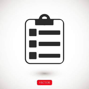 Rapor vektör simgesi