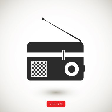 Retro radyo simgesi