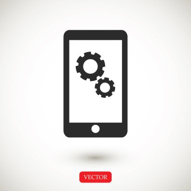 Akıllı telefon vektör simgesi