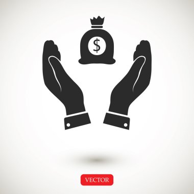 Ekibimizi elinde para simgesinin