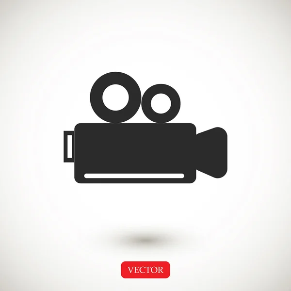 Icône de caméra vidéo — Image vectorielle