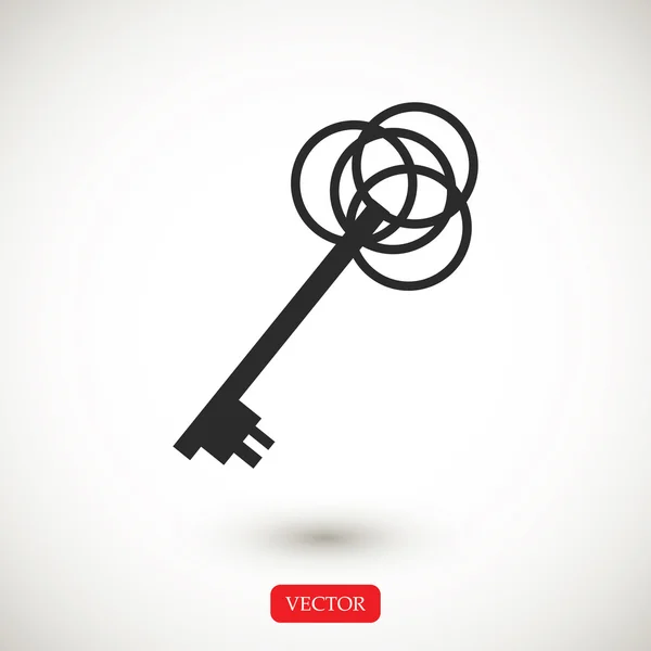 Kulcs jel ikon — Stock Vector