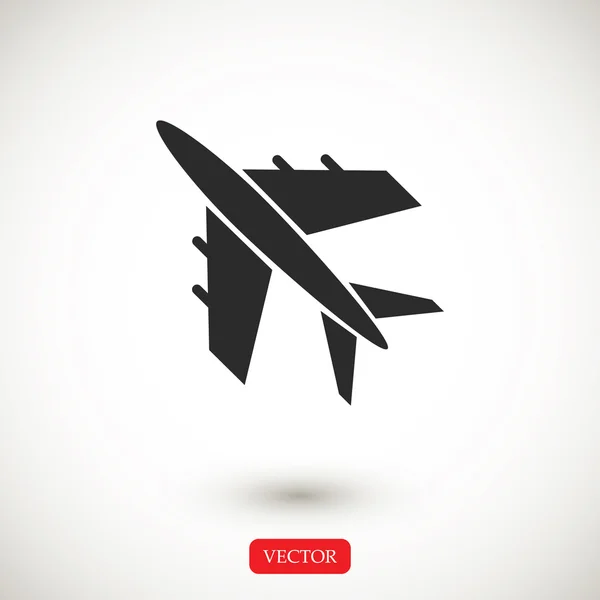 Passagierflugzeug-Symbol — Stockvektor