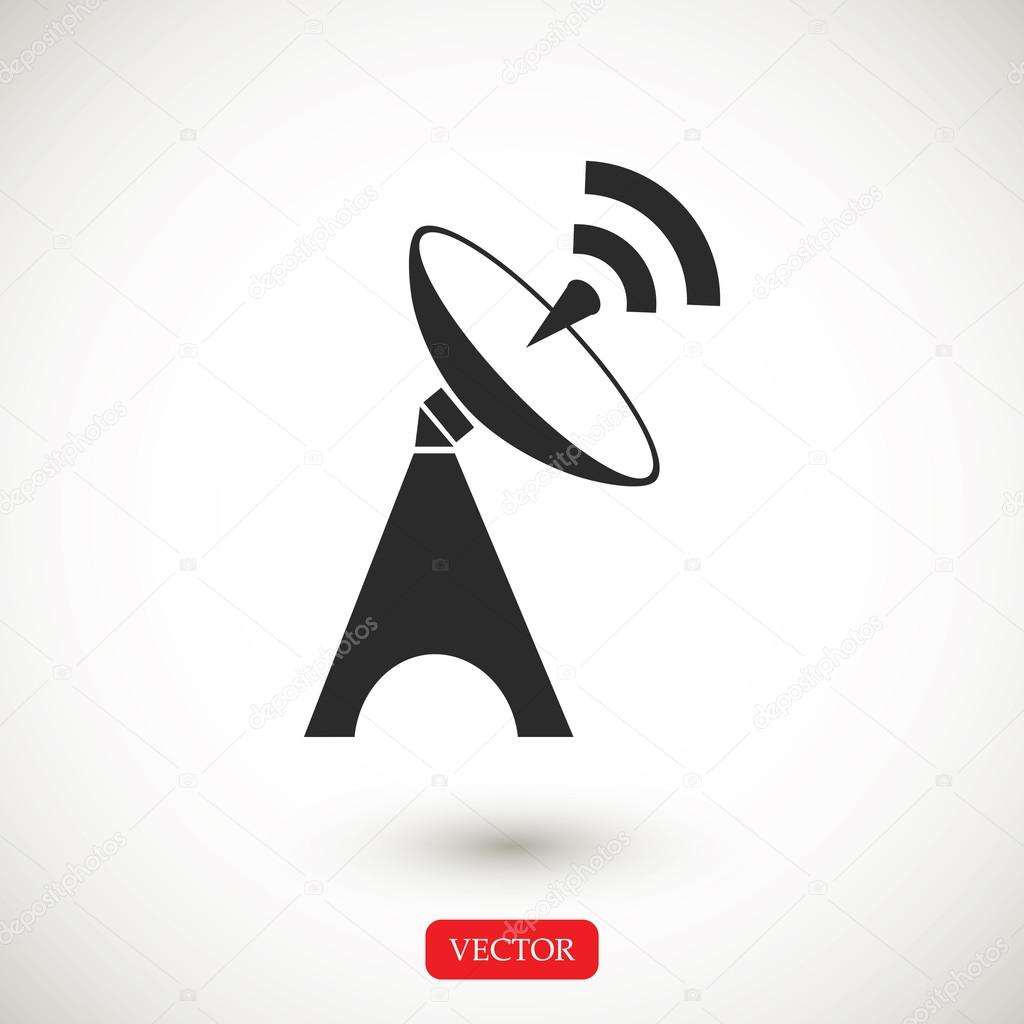 Satellite antenna icon