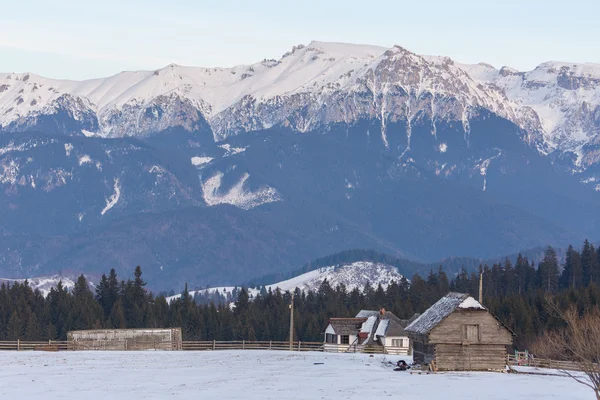 Winterlandschaften Transsilvaniens — Stockfoto