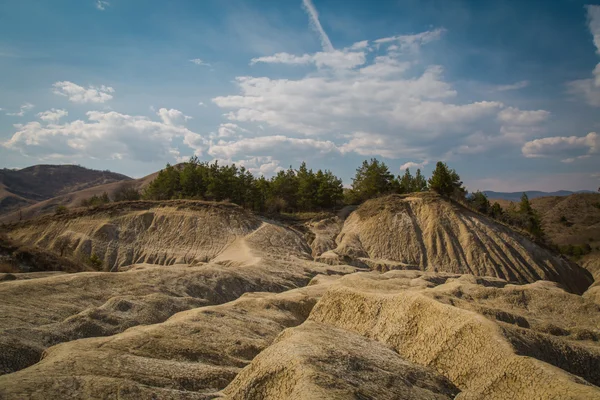 Volcanes de lodo en Rumania — Foto de Stock