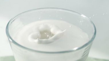 Bir cam içine düşen Blueberriy