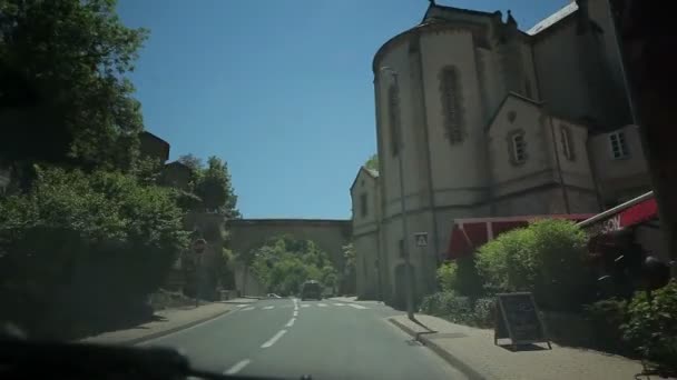 Fahrt auf der Avenue des comtes d 'armagnac — Stockvideo
