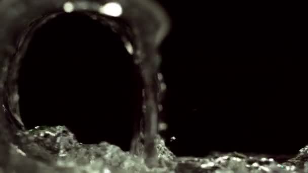 Flusso di vortici d'acqua — Video Stock