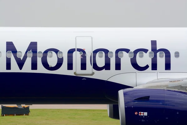 Monarch Jet vliegtuigen merk — Stockfoto