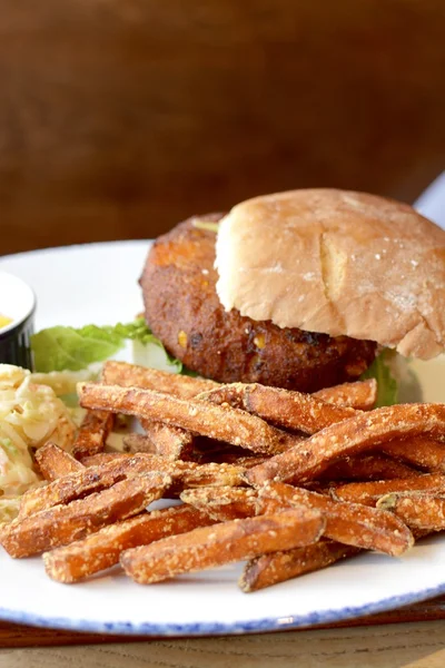 Sebze Burger yemek