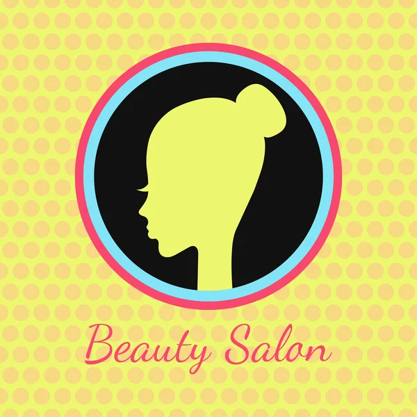 Ilustración salón Beuty — Vector de stock