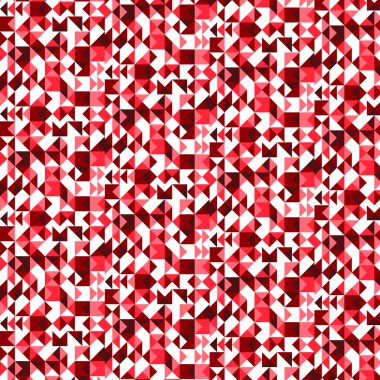 Kırmızı soyut geometrik seamless modeli