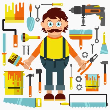 Tamirci düz vektör toplama. 