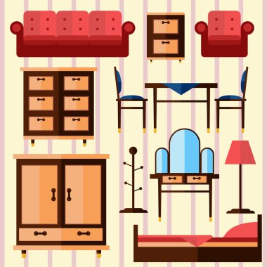 Mobilya vektör toplama