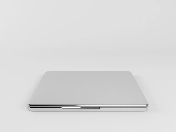 3d laptop full closed — Stock Photo, Image