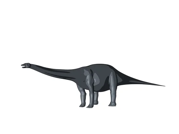 3D-skiss återges av en dinosaurie — Stockfoto