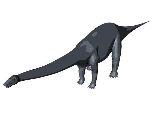 Szkic 3D renderowania dinozaura — Zdjęcie stockowe